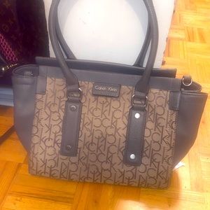 Coach purse grey used